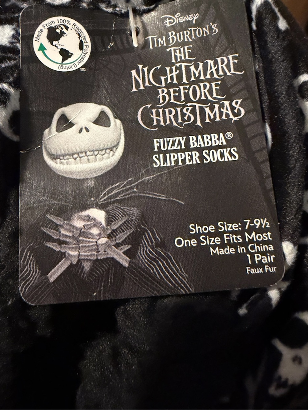 ๐ HalloweenCharacter Socks & Slippers Bundle Disney, Chucky& Jack Skellington ๐ป - Picture 6 of 6
